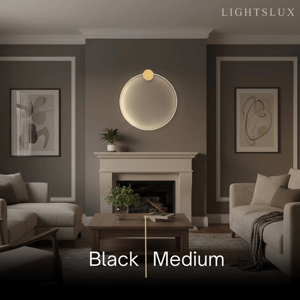 Lámpara colgante minimalista Sun Copper – Negro mate con brillo ajustable para dormitorio - Flindria