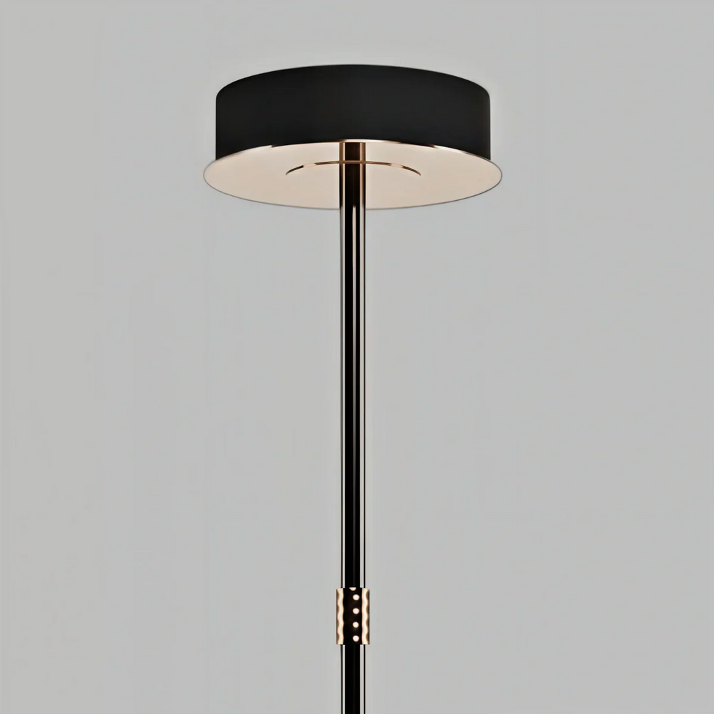 Lustre moderne de luxe à étages perles noires dorées pour salle à manger/salon - Flindria