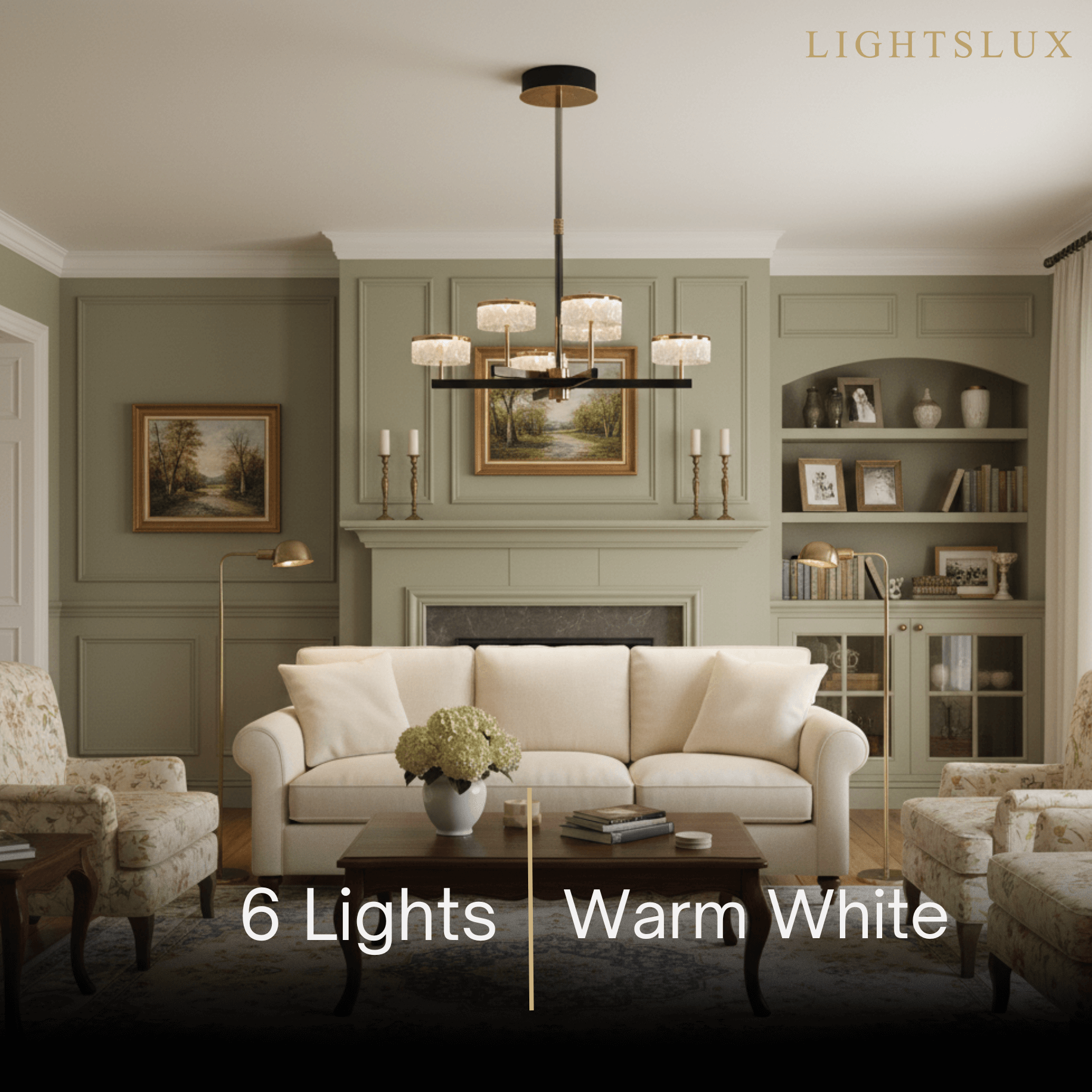 Lustre moderne de luxe à étages perles noires dorées pour salle à manger/salon - Flindria