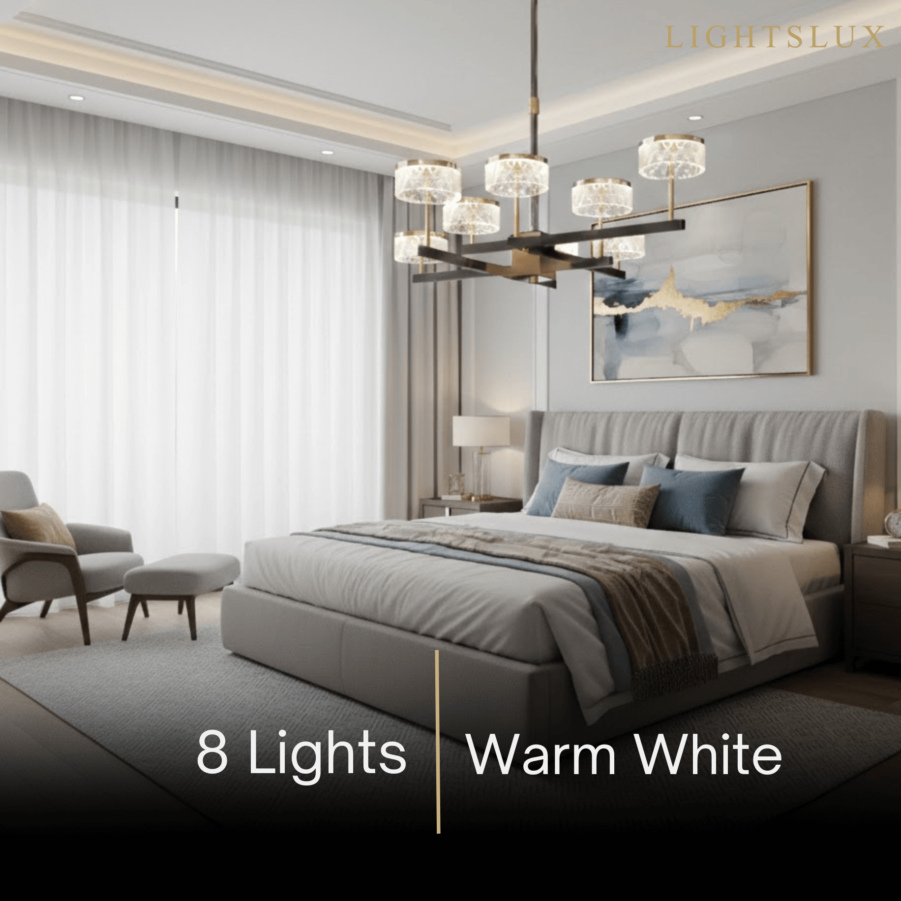 Lustre moderne de luxe à étages perles noires dorées pour salle à manger/salon - Flindria