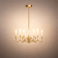 Moderne geometrische gouden kroonluchter – Reflecterend roestvrij staal spektakel woonkamer - Flindria