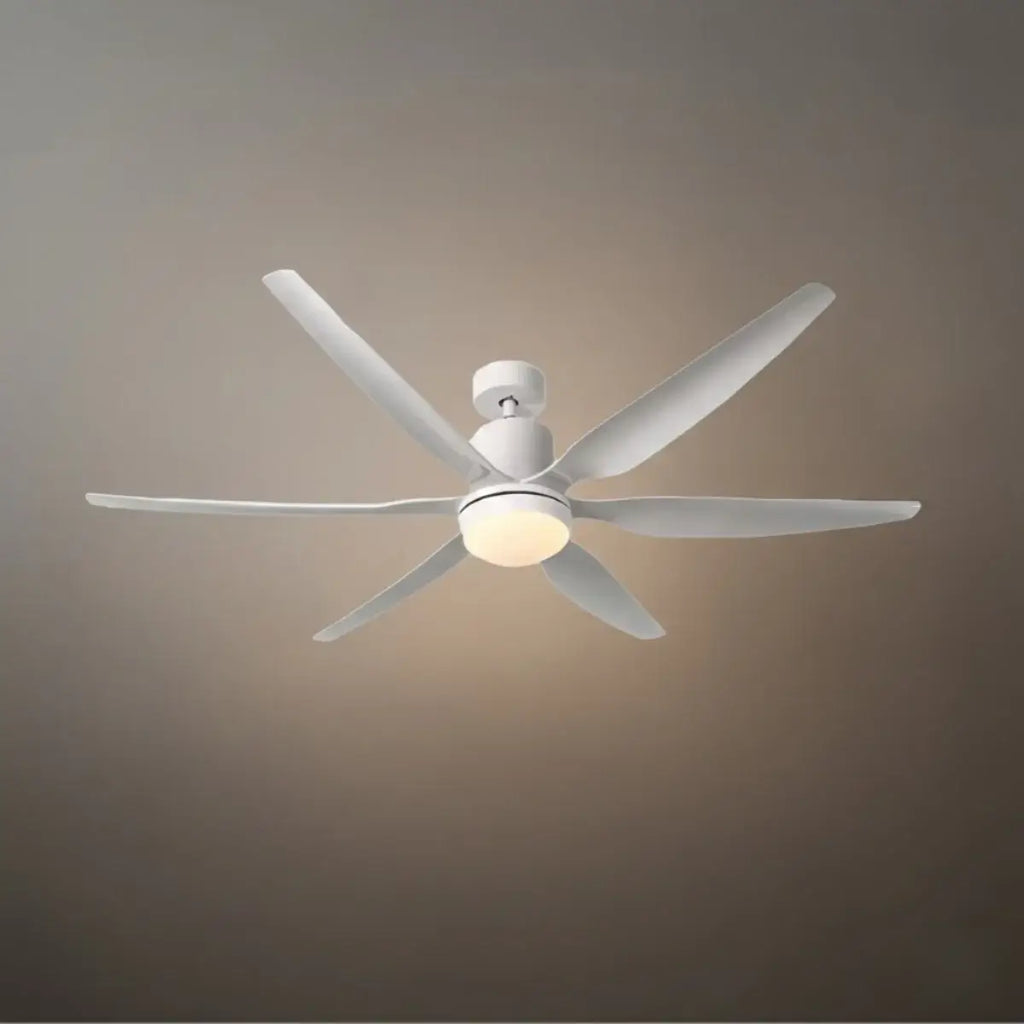 Modern Ceiling Fan Light – Black/Green/Grey/White for Bedroom Living Room - Flindria