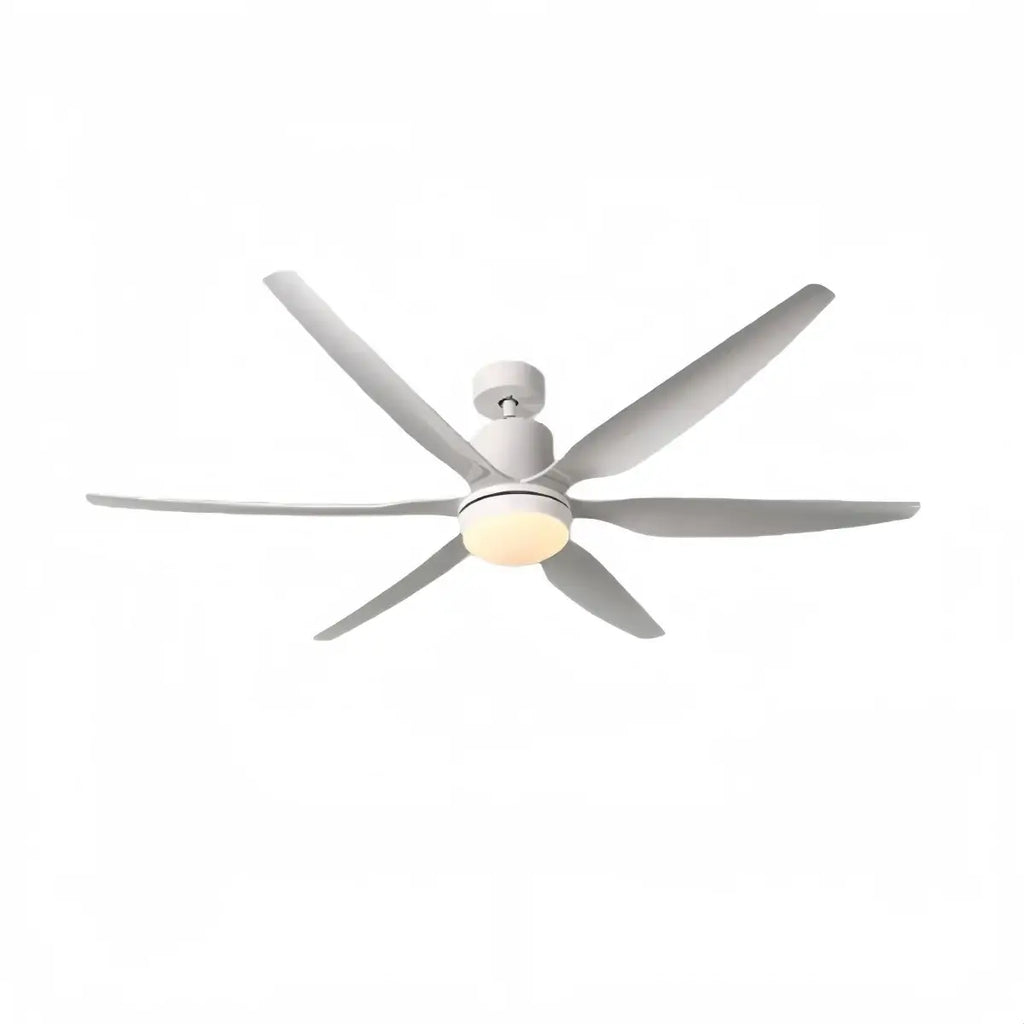 Modern Ceiling Fan Light – Black/Green/Grey/White for Bedroom Living Room - Flindria