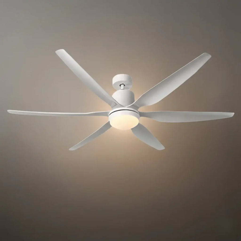 Modern Ceiling Fan Light – Black/Green/Grey/White for Bedroom Living Room - Flindria