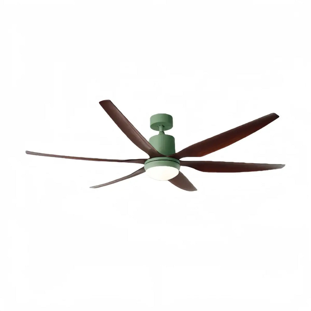 Modern Ceiling Fan Light – Black/Green/Grey/White for Bedroom Living Room - Flindria