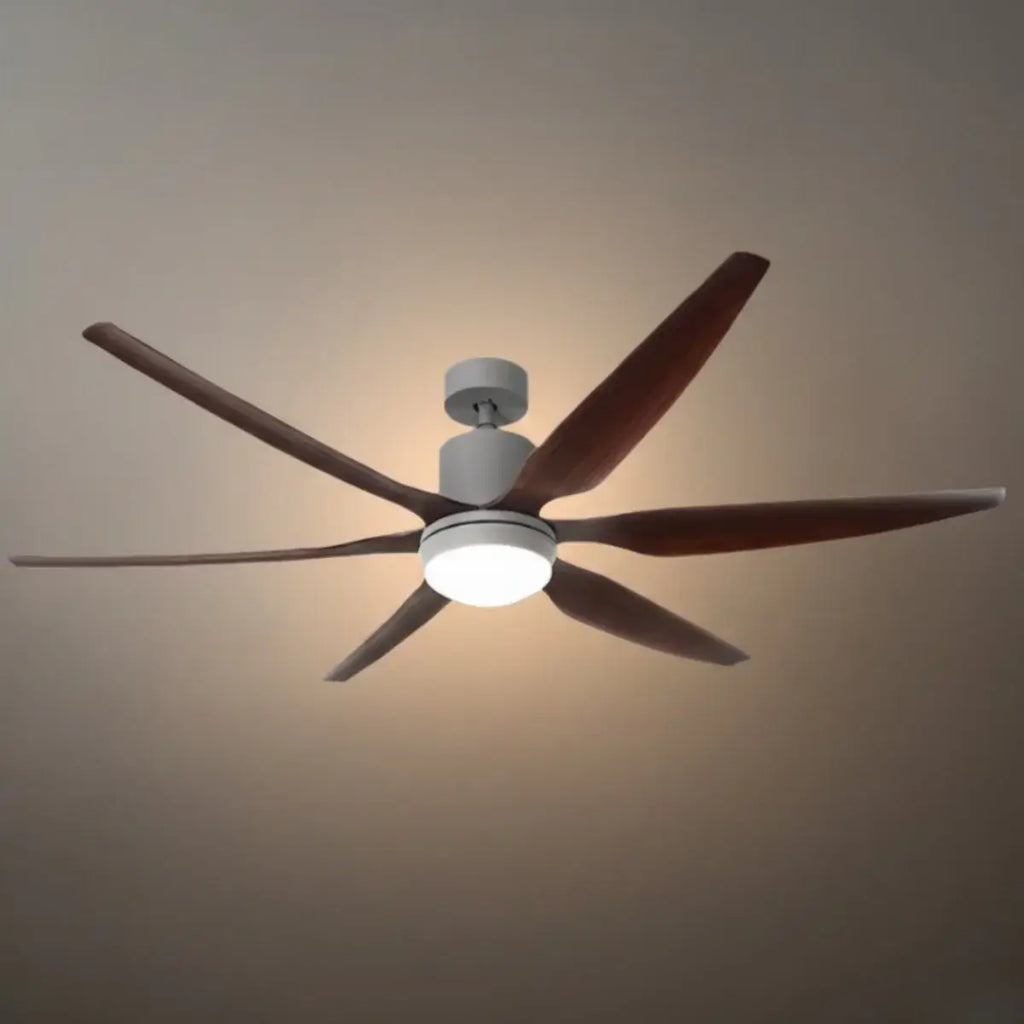 Modern Ceiling Fan Light – Black/Green/Grey/White for Bedroom Living Room - Flindria