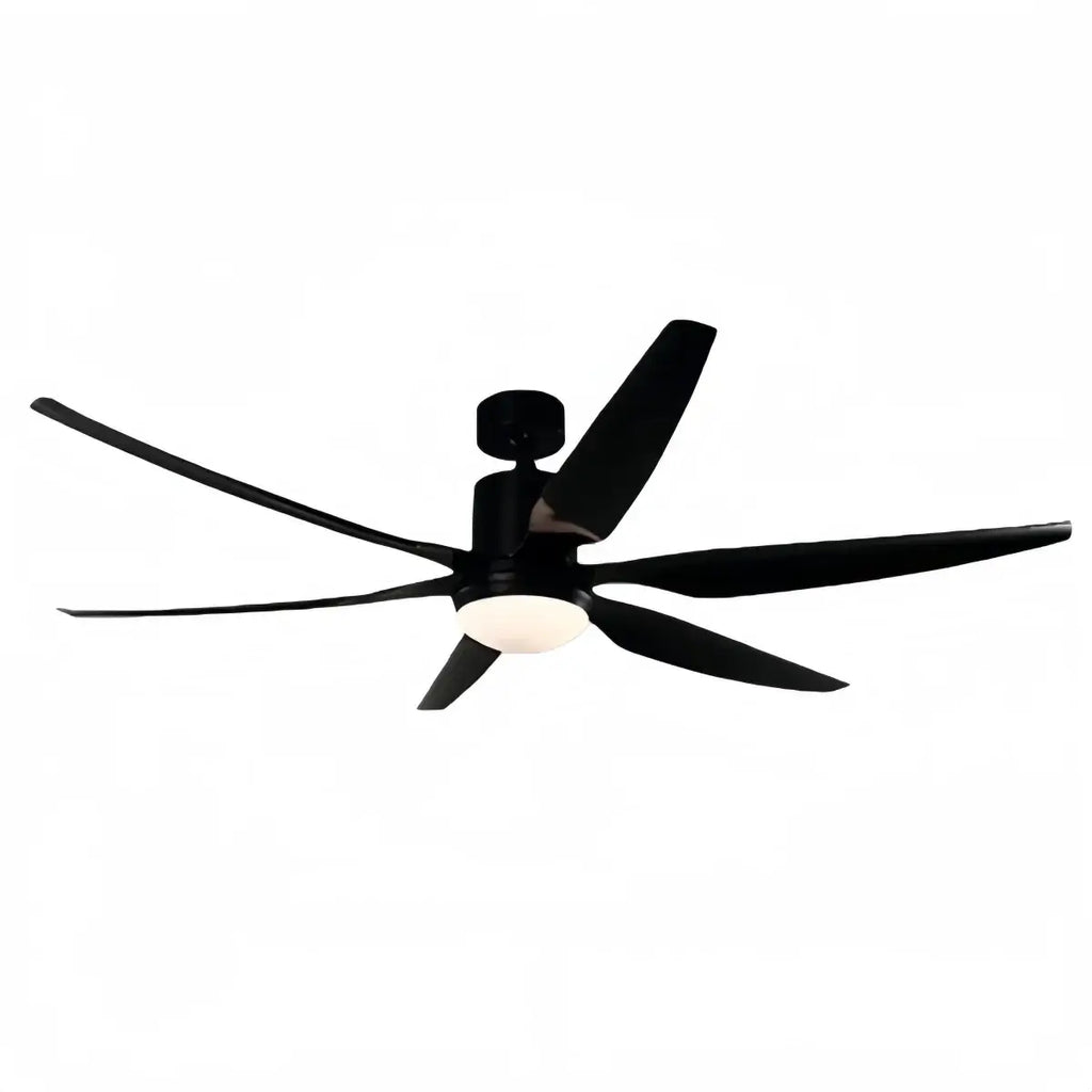 Modern Ceiling Fan Light – Black/Green/Grey/White for Bedroom Living Room - Flindria