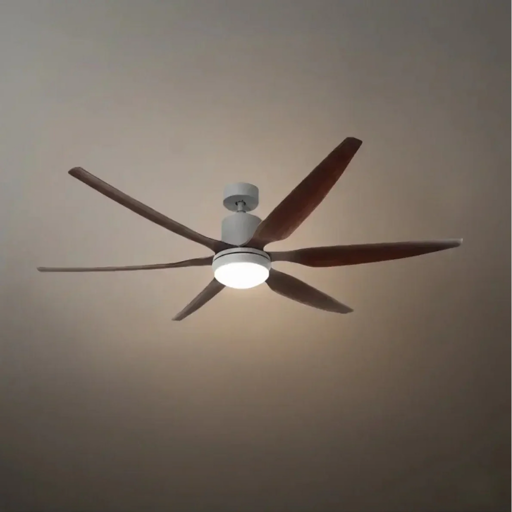 Modern Ceiling Fan Light – Black/Green/Grey/White for Bedroom Living Room - Flindria