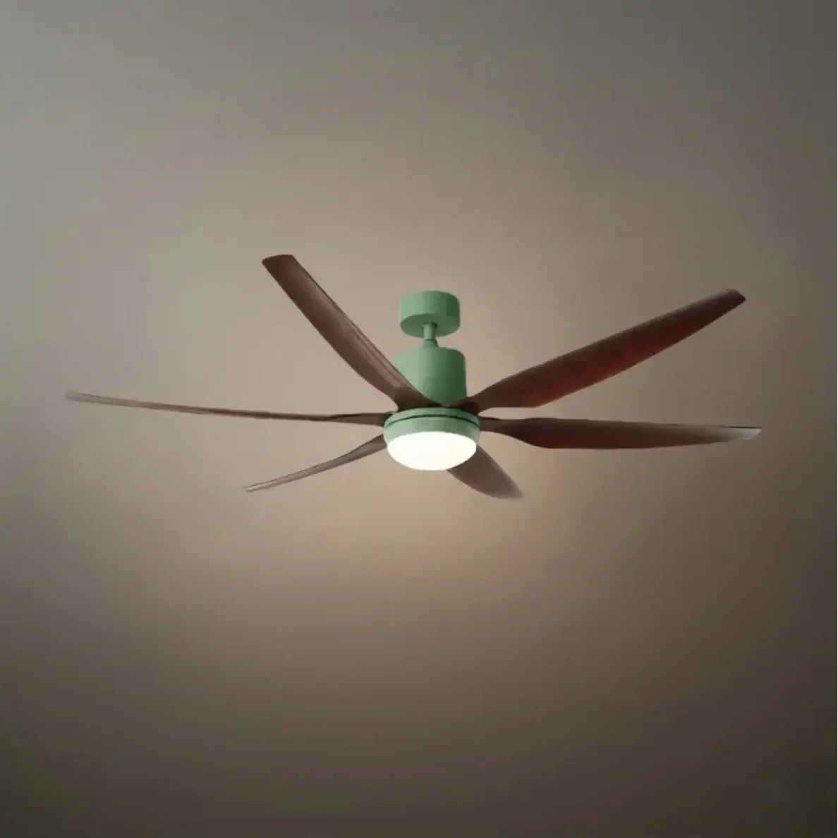 Modern Ceiling Fan Light – Black/Green/Grey/White for Bedroom Living Room - Flindria