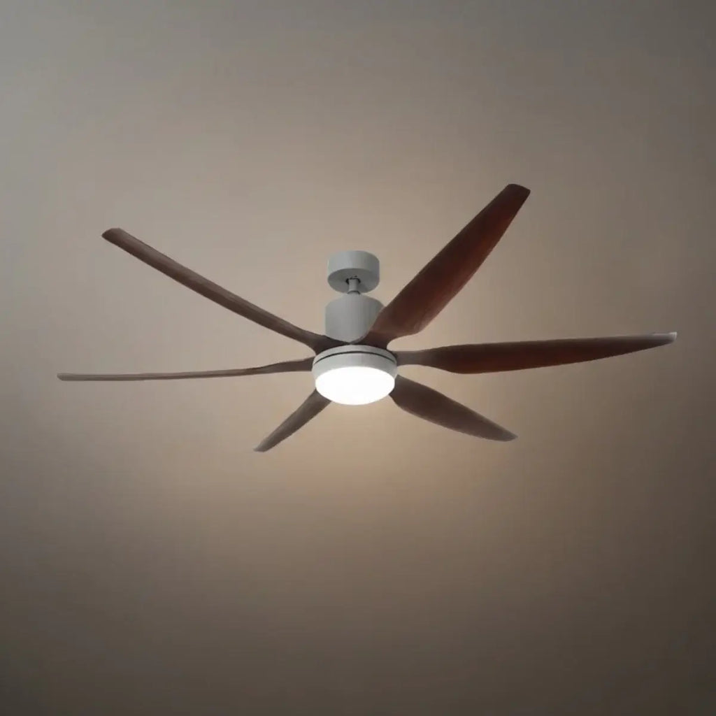 Modern Ceiling Fan Light – Black/Green/Grey/White for Bedroom Living Room - Flindria