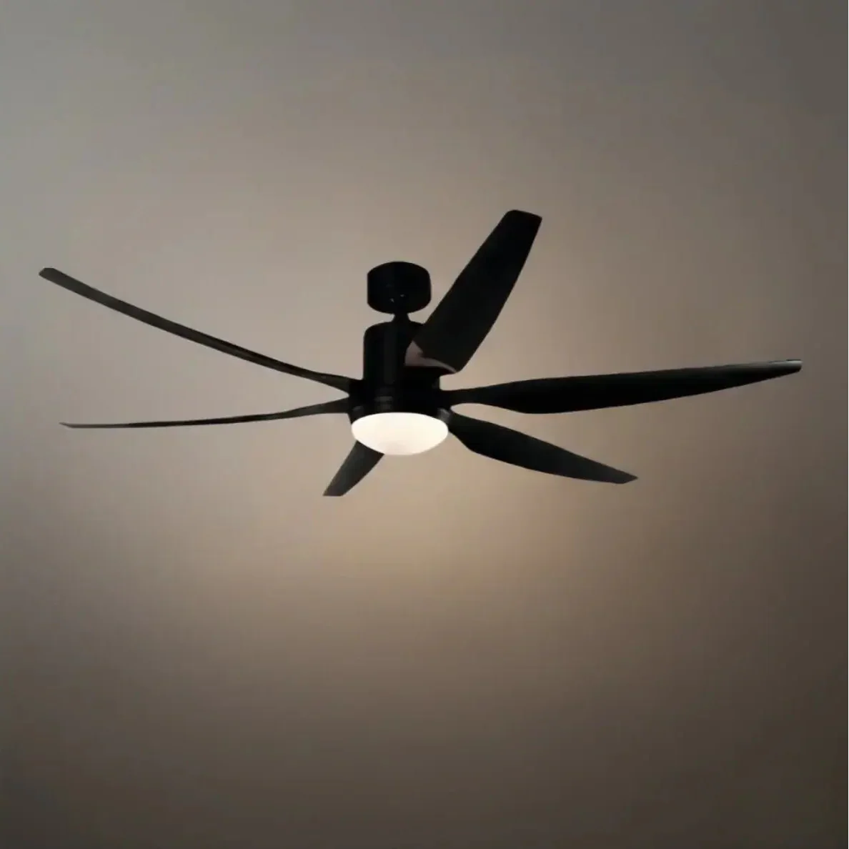 Modern Ceiling Fan Light – Black/Green/Grey/White for Bedroom Living Room - Flindria