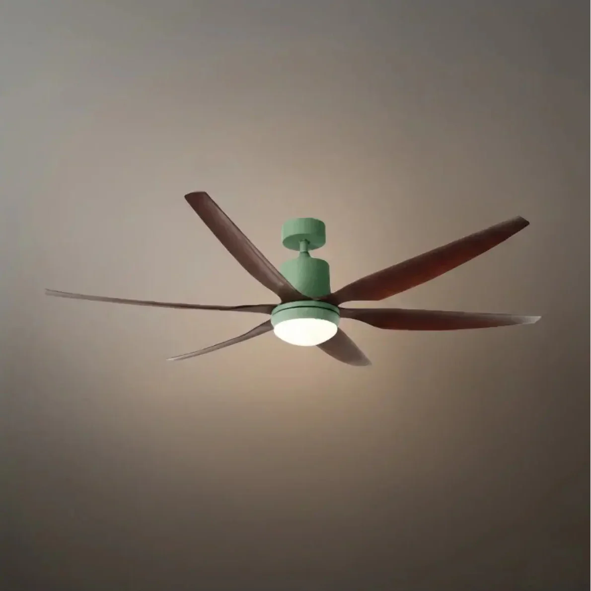 Modern Ceiling Fan Light – Black/Green/Grey/White for Bedroom Living Room - Flindria