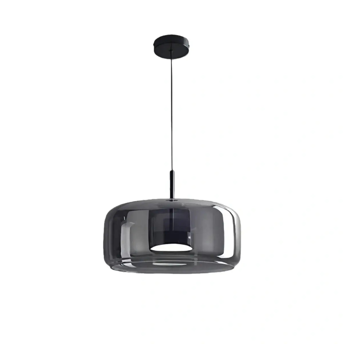 Candeeiro de Teto Moderno – Vidro Âmbar/Fumado para Cozinha/Sala de Jantar - Flindria