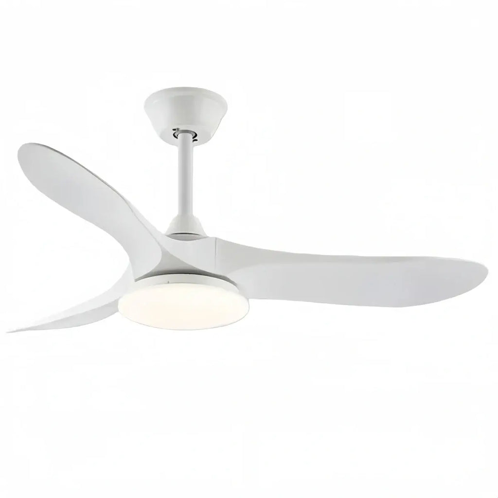 Modern Wood Ceiling Fan Light – 42” 52” Adjustable Airflow & Light Dining Room - Flindria