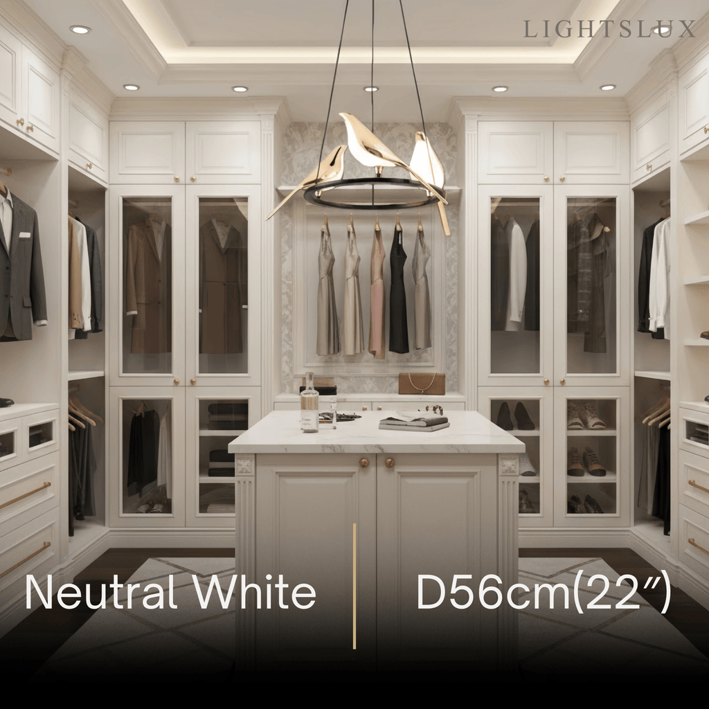 Modern Bird Chandelier – Gold Acrylic Magpie Design for Contemporary Luxury Interiors - Flindria