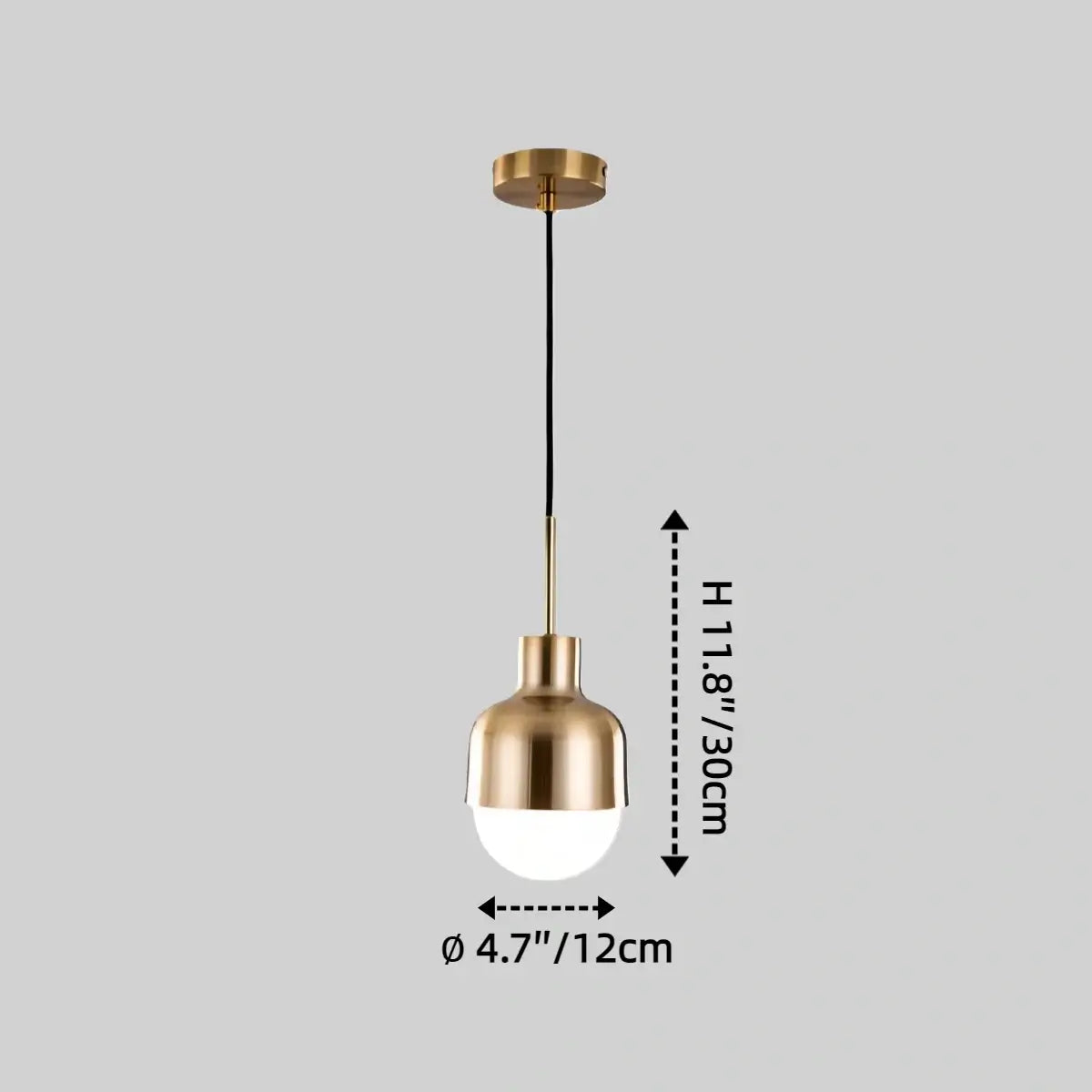 Lámpara Colgante de Medio Siglo – Pantalla de Vidrio de Cobre Electrodepositado para Interiores Rústicos Modernos - Flindria