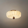 Wabi-Sabi Ceiling Light – Fabric Petal Floral Pattern Accents for Bedroom/Living Space - Flindria