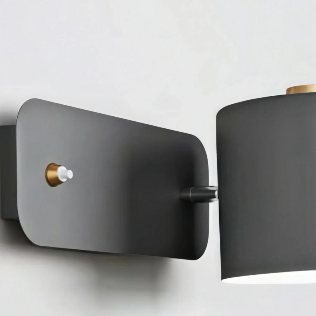 Modern Wall Lamp – Rotatable Cylinder Macaron Color Palette for Bedroom Living Room - Flindria