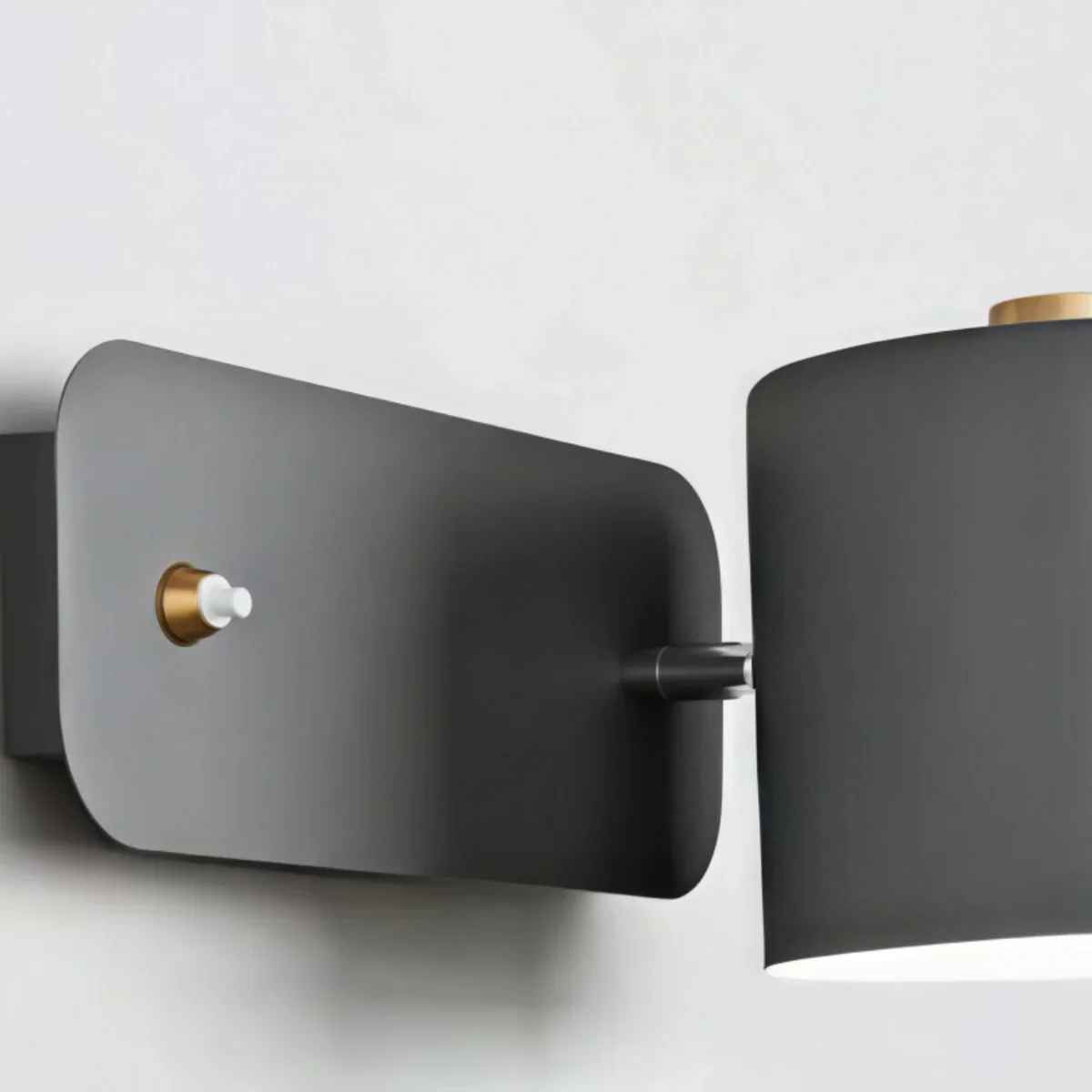 Modern Wall Lamp – Rotatable Cylinder Macaron Color Palette for Bedroom Living Room - Flindria
