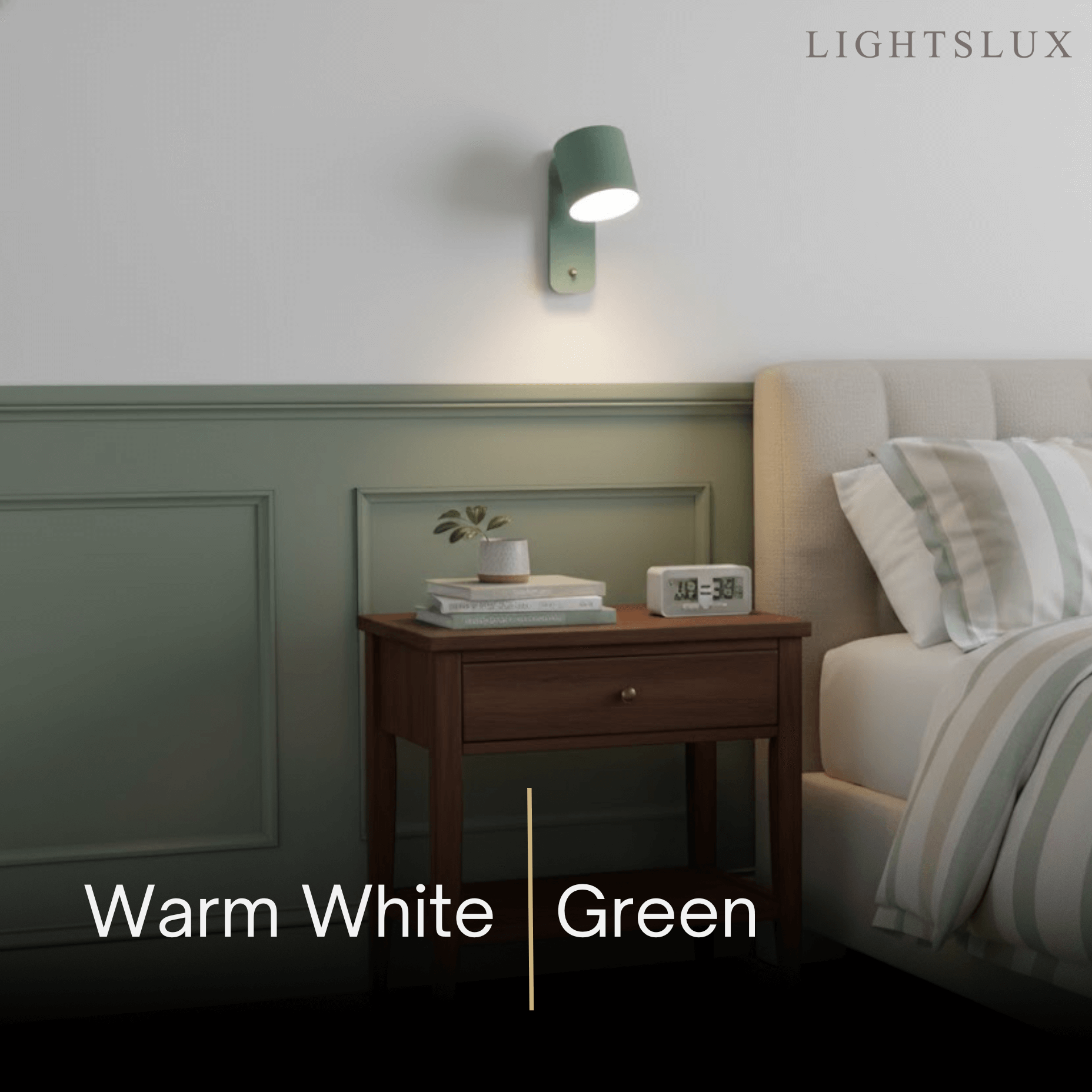 Modern Wall Lamp – Rotatable Cylinder Macaron Color Palette for Bedroom Living Room - Flindria