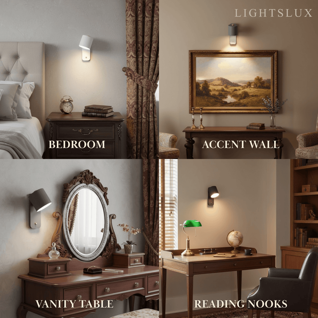Modern Wall Lamp – Rotatable Cylinder Macaron Color Palette for Bedroom Living Room - Flindria