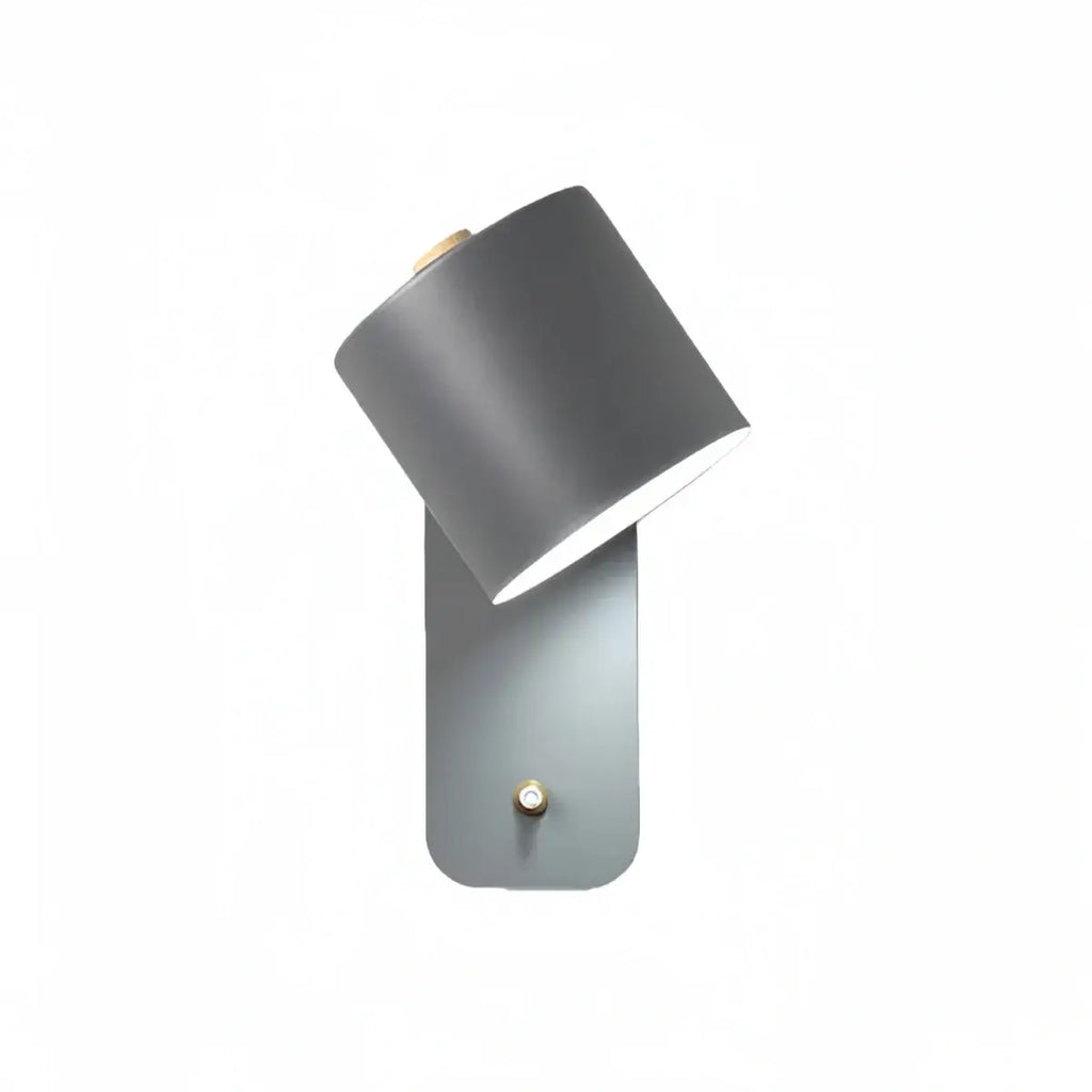 Modern Wall Lamp – Rotatable Cylinder Macaron Color Palette for Bedroom Living Room - Flindria