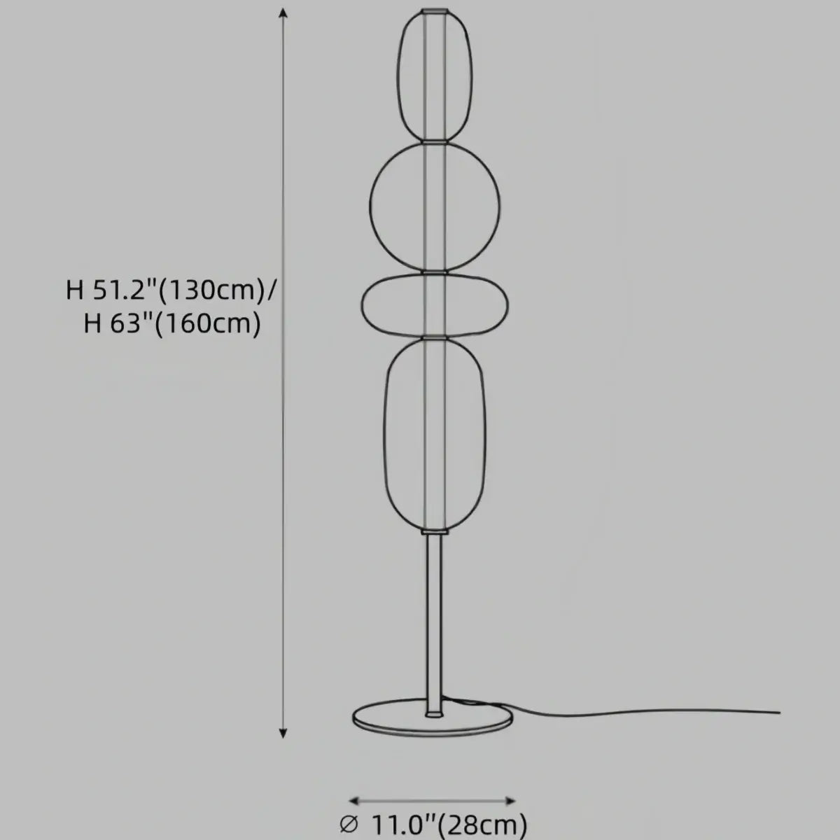 Lampadaire Moderne Prisma – Cristal Soufflé à la Main, Design Interactif pour Salon et Chambre - Flindria