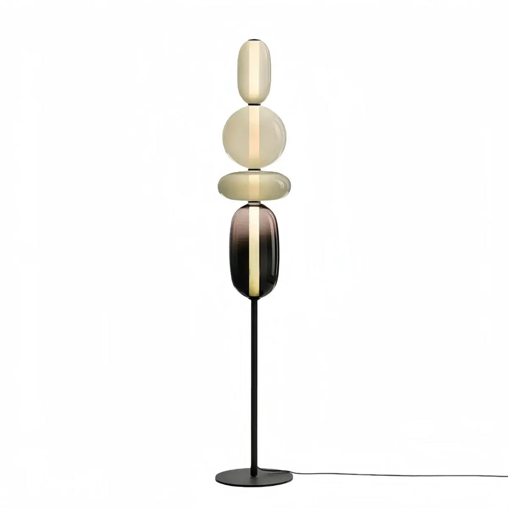 Lampadaire Moderne Prisma – Cristal Soufflé à la Main, Design Interactif pour Salon et Chambre - Flindria