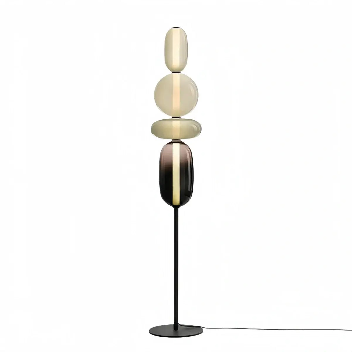 Lampadaire Moderne Prisma – Cristal Soufflé à la Main, Design Interactif pour Salon et Chambre - Flindria