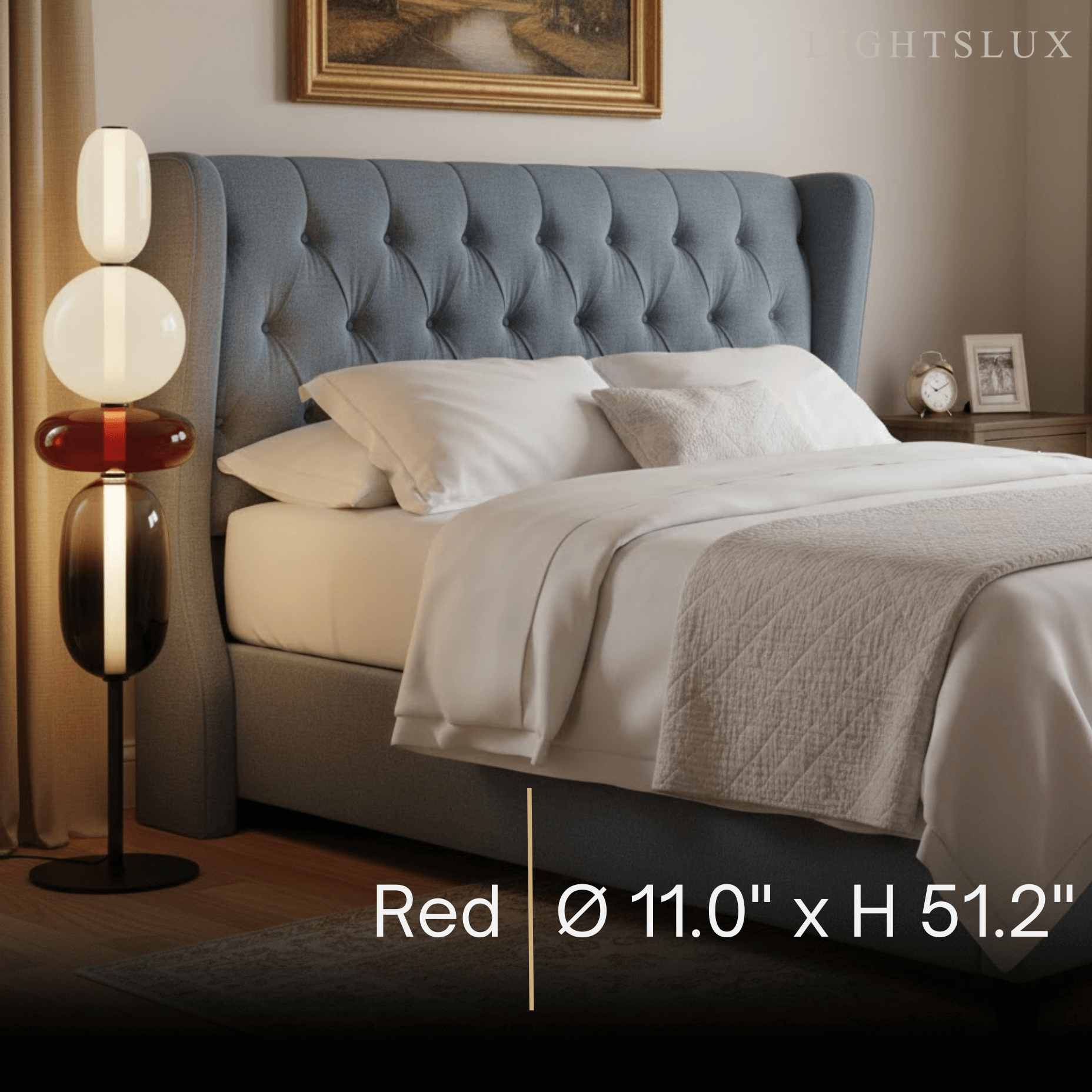 Lampadaire Moderne Prisma – Cristal Soufflé à la Main, Design Interactif pour Salon et Chambre - Flindria