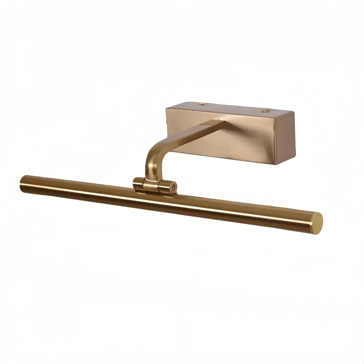Modern Adjustable Wall Lamp — Polished Brass Integrated LED for Artwork Mirro - Flindria