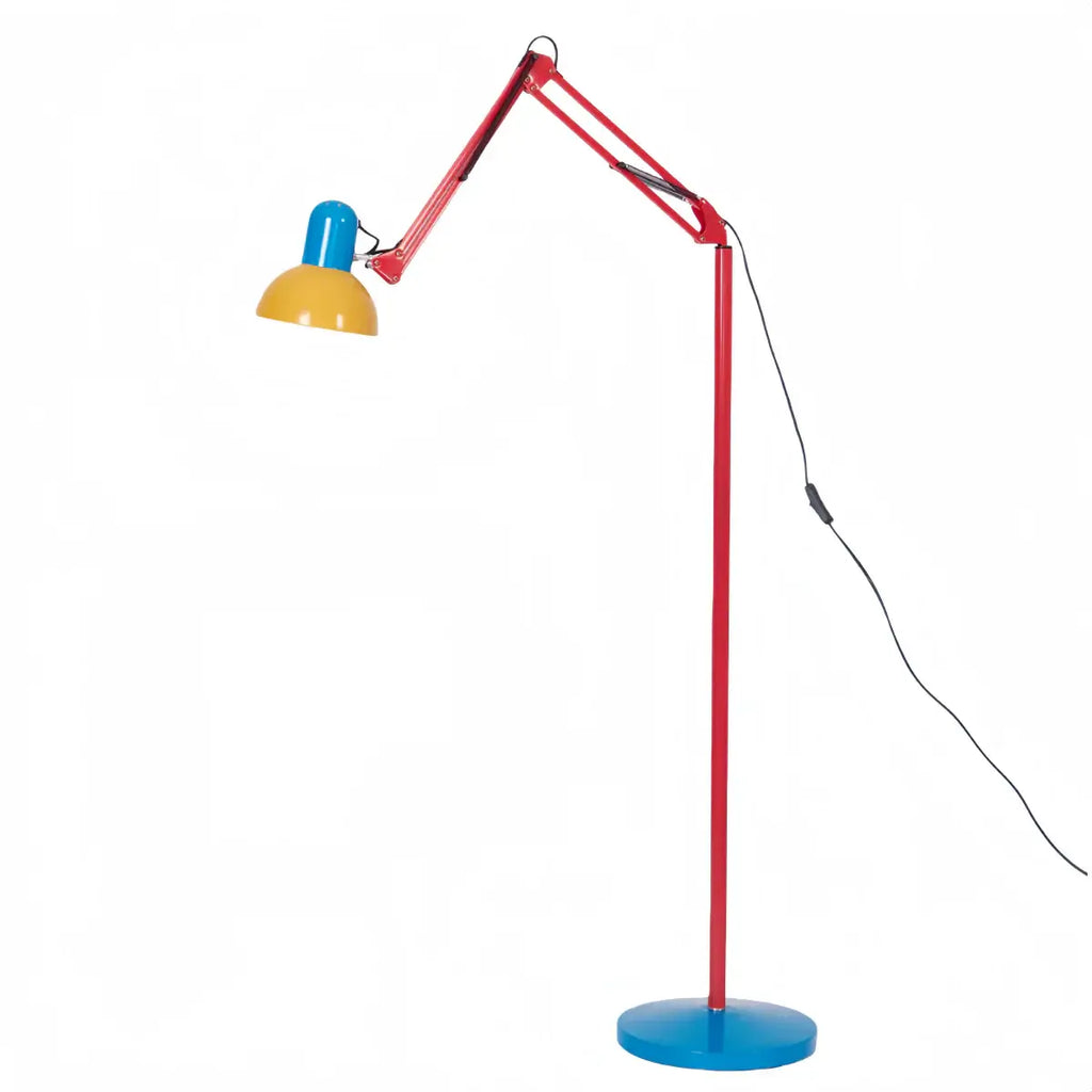 Modern Multi-Joint Floor Lamp — Adjustable Blue Red Yellow for Home Office - Flindria