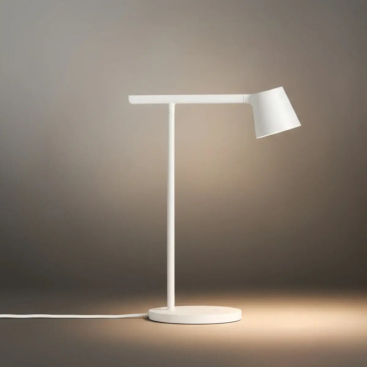 Minimalistisk Justerbar Bordlampe — Opal Akryl til Studie - Flindria
