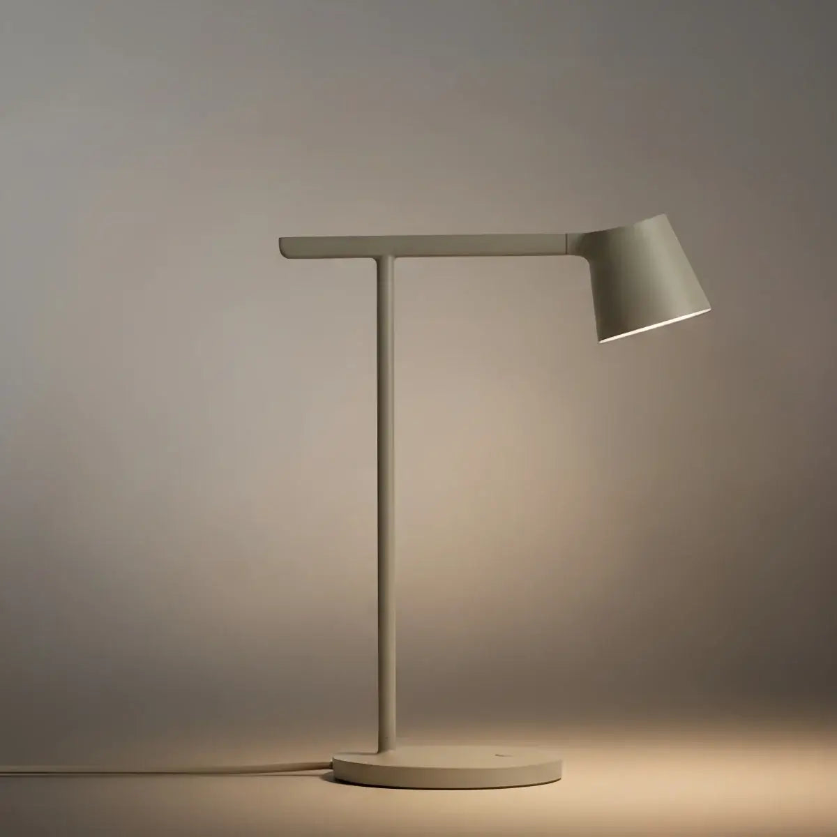 Minimalistisk Justerbar Bordlampe — Opal Akryl til Studie - Flindria