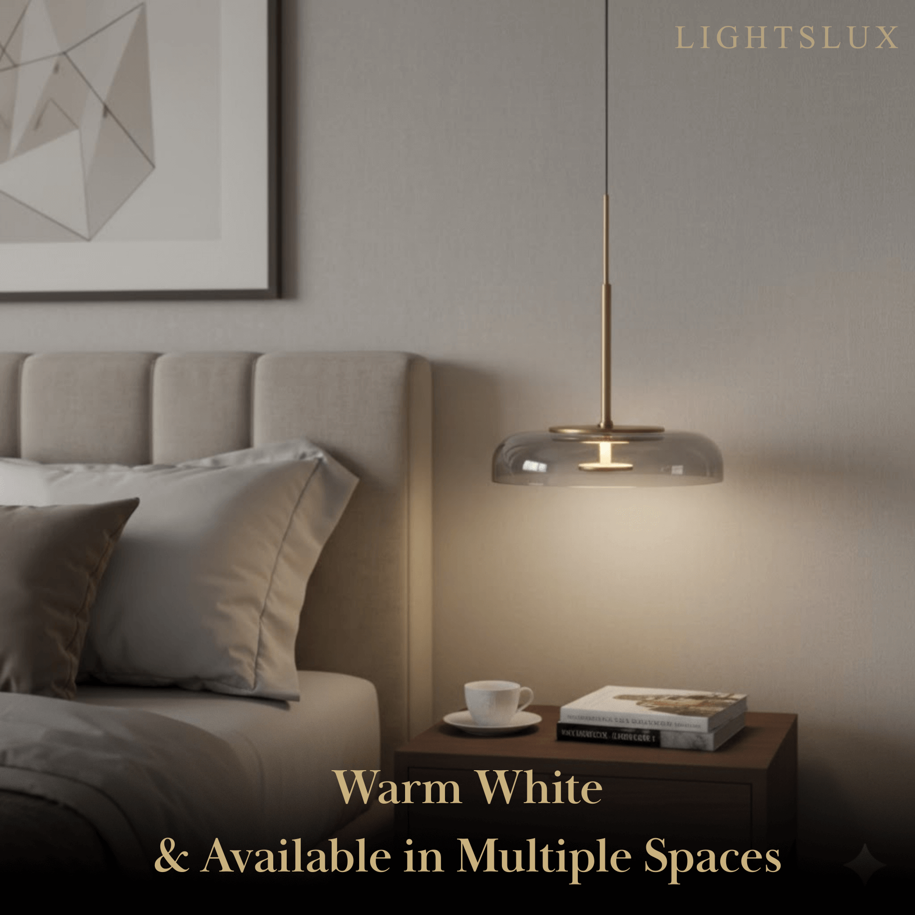 Scandinavian Pendant Lamp — Clear Glass Sphere & Brass Accent for Kitchen Island - Flindria