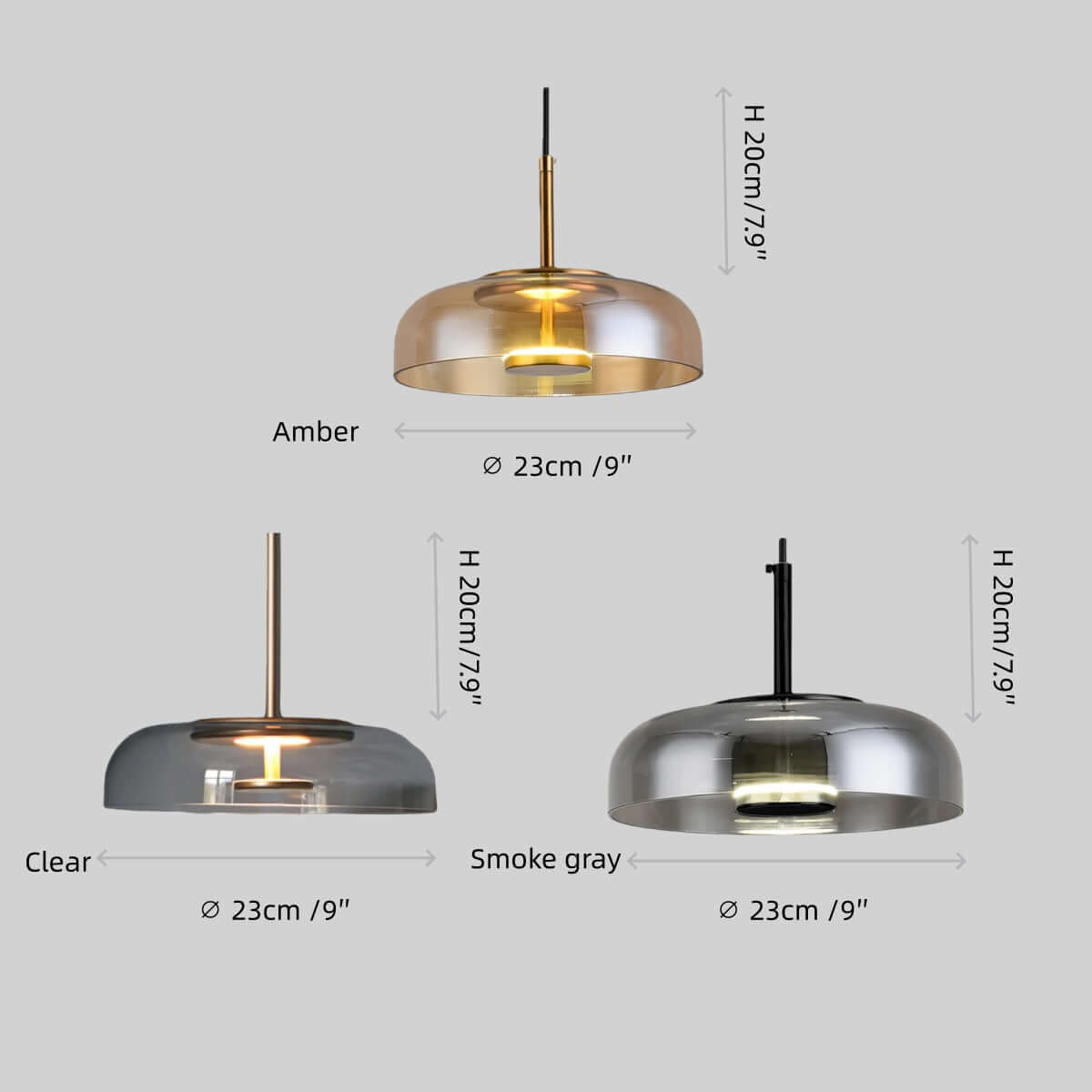 Scandinavian Pendant Lamp — Clear Glass Sphere & Brass Accent for Kitchen Island - Flindria