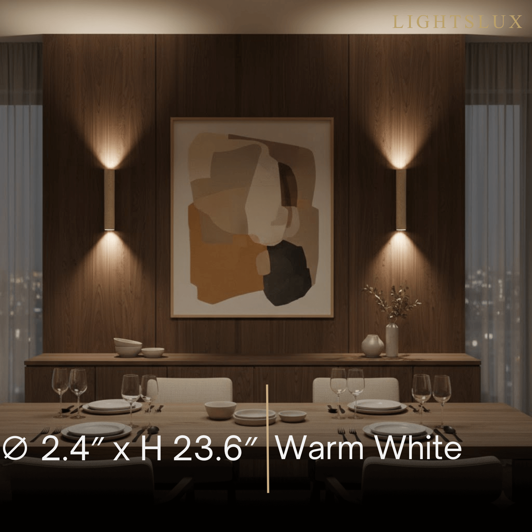 Minimalistische Travertijn Wandlamp – Gele Natuursteen & Walnoot Achterplaat - Flindria