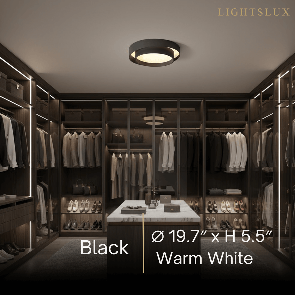 Contemporary Cylinder Ceiling Light — Matte Neutral LED for Living Room - Flindria