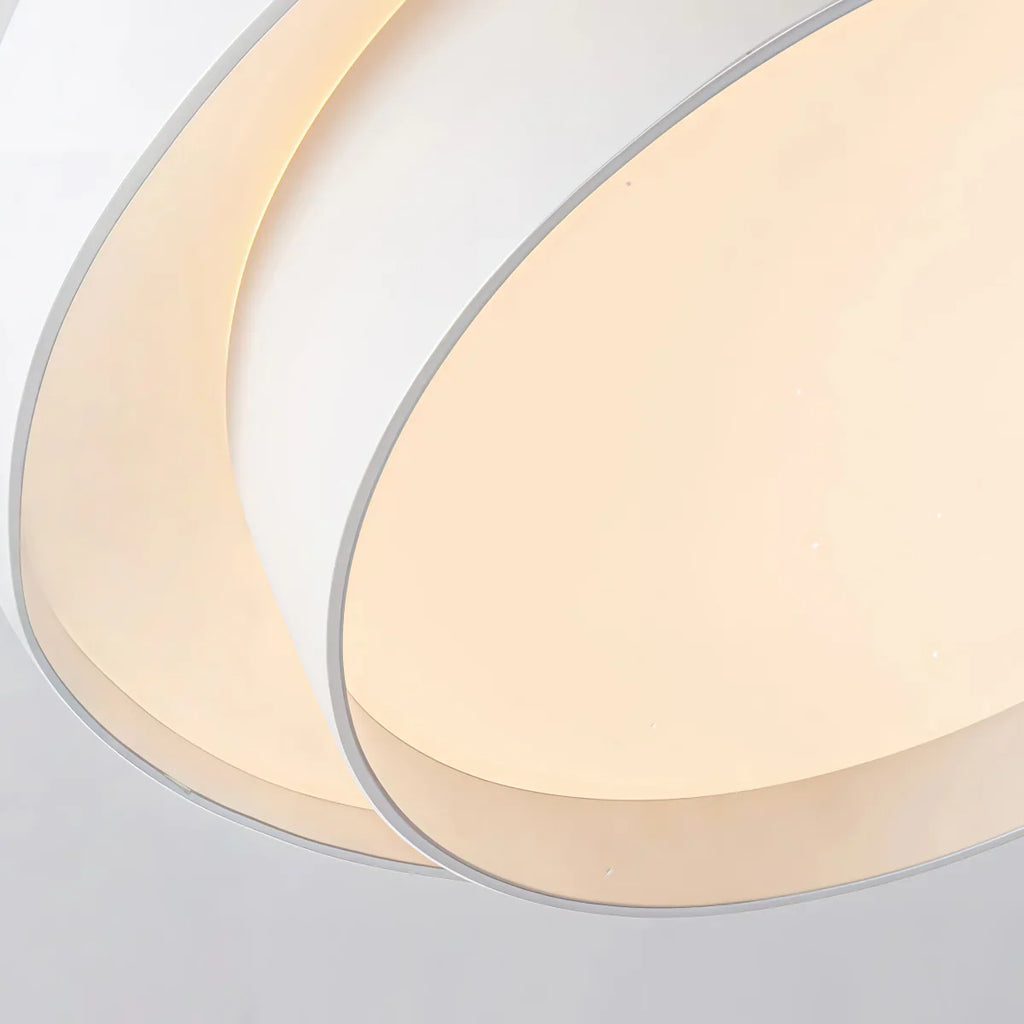 Contemporary Cylinder Ceiling Light — Matte Neutral LED for Living Room - Flindria