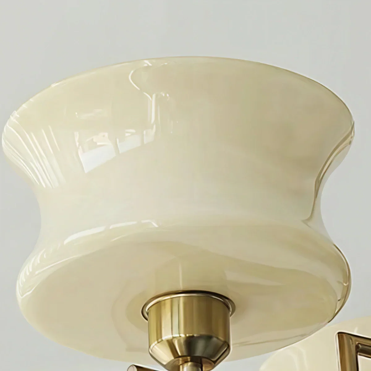 Vintage Chandelier – Gold or Chrome Glass Ceiling Light for Dining Room - Flindria
