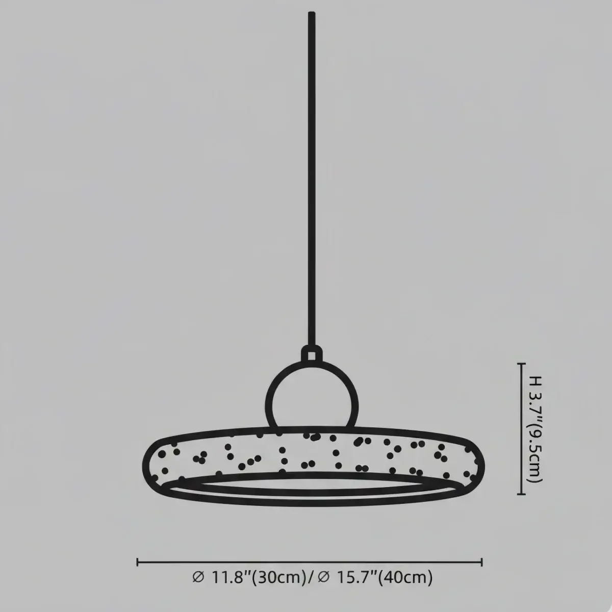 Modern Travertine Pendant Light – Wood and Stone LED Ceiling Lamp for Dining Room - Flindria