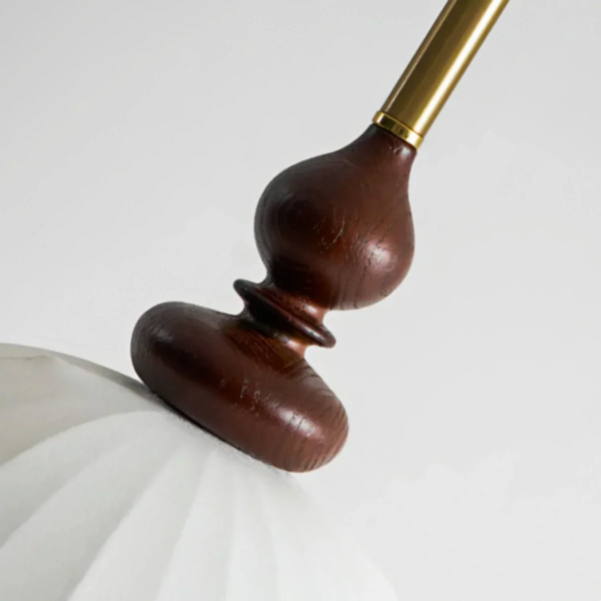 Moderne stoffen hanglamp – sculpturale bloemen plafondlamp voor eetkamer - Flindria