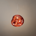 Contemporary Twisted Pendant Lamp — Mirror Finish in 4 Color for Dining Room/Living Room - Flindria
