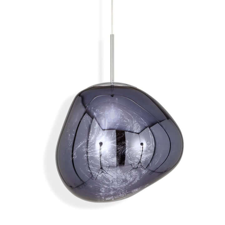 Contemporary Twisted Pendant Lamp — Mirror Finish in 4 Color for Dining Room/Living Room - Flindria