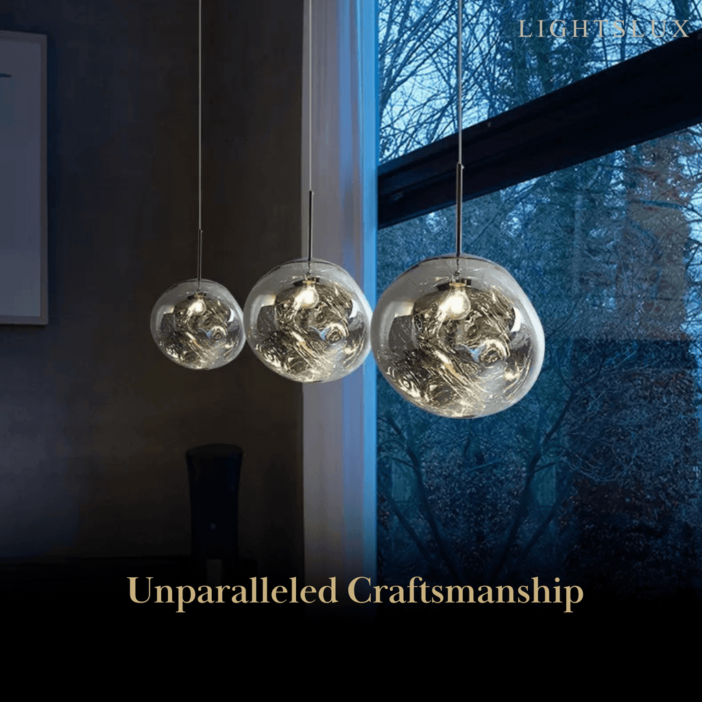 Contemporary Twisted Pendant Lamp — Mirror Finish in 4 Color for Dining Room/Living Room - Flindria