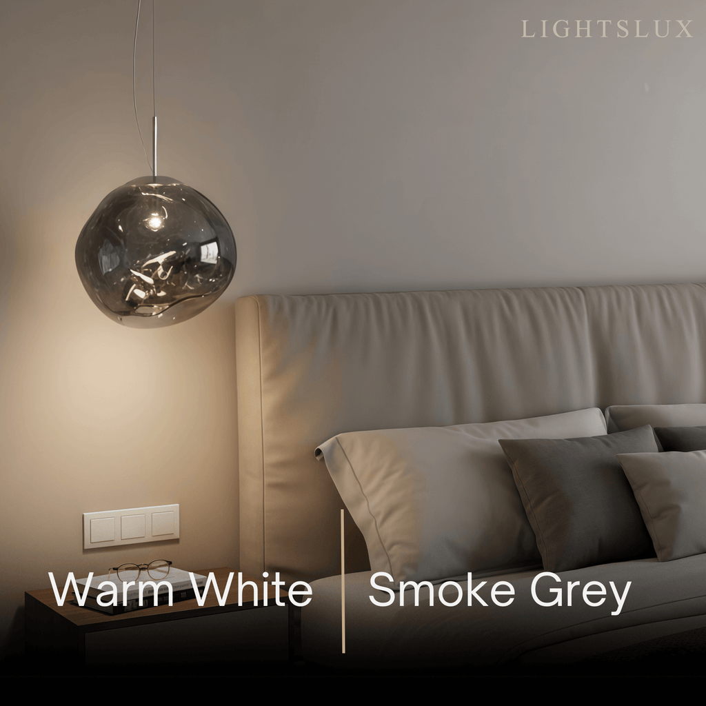 Contemporary Twisted Pendant Lamp — Mirror Finish in 4 Color for Dining Room/Living Room - Flindria