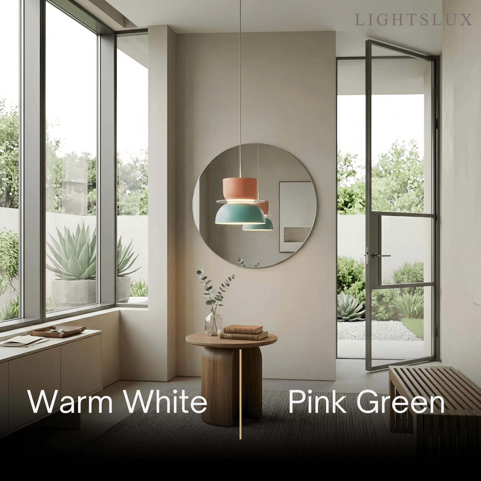 Art Deco Contrast Color Pendant Light - Metal Design for Dining Room - Flindria