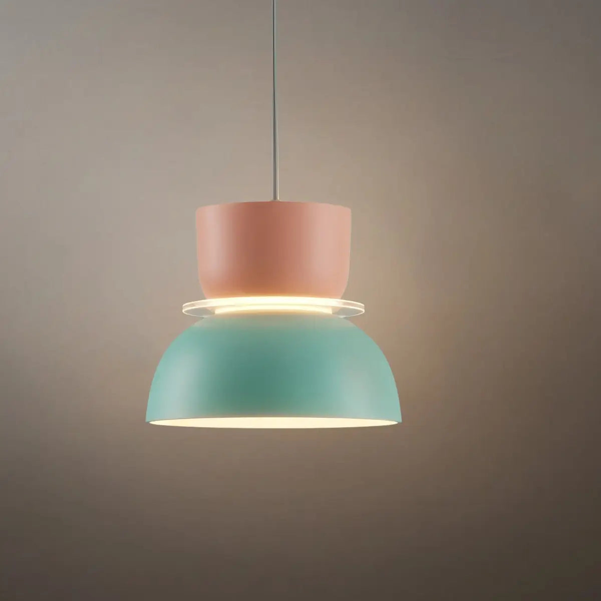Art Deco Contrast Color Pendant Light - Metal Design for Dining Room - Flindria