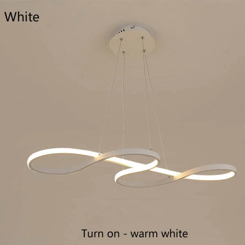 Lampada a sospensione a croce moderna – Metallo/acrilico bianco/nero o oro per sala da pranzo - Flindria