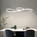 Lampada a sospensione a croce moderna – Metallo/acrilico bianco/nero o oro per sala da pranzo - Flindria